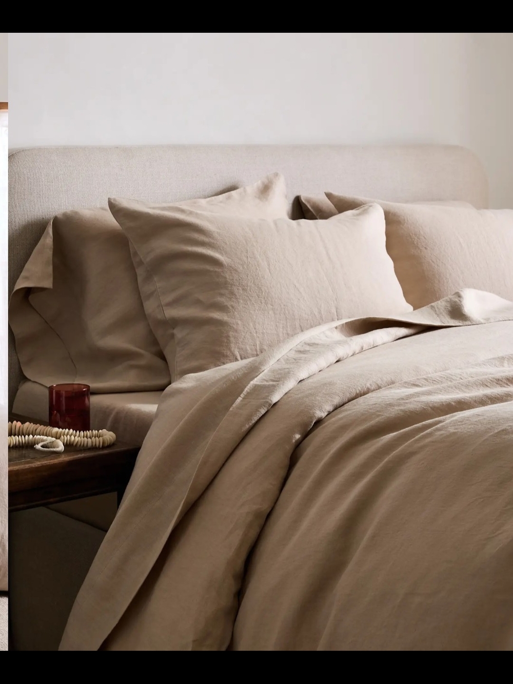Quince European Linen Duvet Cover Set Full Queen
